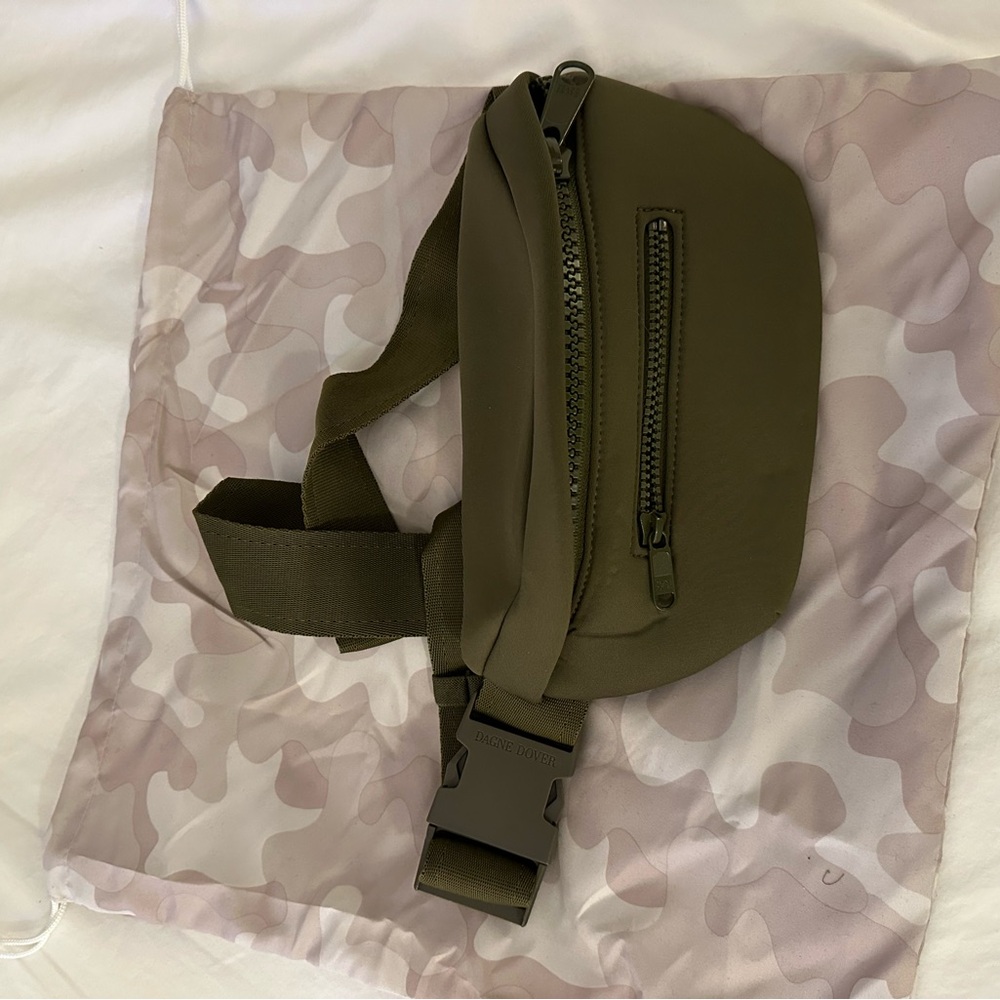 Brand new crossbody bag in army green color